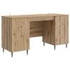 vidaXL Laud Artisan tamm Tehispuit 142,5 x 50 x 75 cm