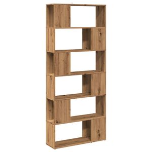 vidaXL raamatukapp/toajagaja Artisan tamm 80x24x186 cm