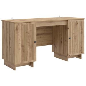 vidaXL Laud Artisan tamm Tehispuit 142,5 x 50 x 75 cm