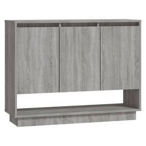 vidaXL puhvetkapp, hall Sonoma tamm, 97x31x75 cm, tehispuit