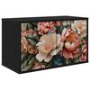 vidaXL Seinale paigaldatav TV kapp BORNE 69 x 33 x 40 cm Must tamm