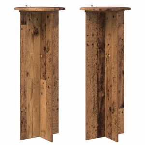 vidaXL Taimede alus 2 tk Vana puit &Oslash;40 x 100 cm Tehispuit