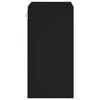 vidaXL teleri seinakapp, must, 40,5 x 30 x 60 cm, tehispuit
