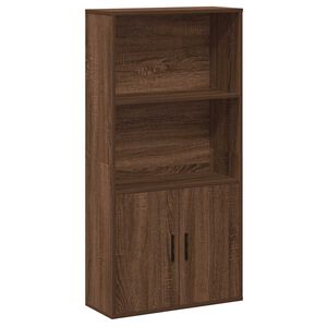 vidaXL raamatualus, pruun tamm, 60x24x120 cm, tehispuit