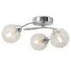 vidaXL laelamp 3 LED-pirniga, G9 120 W