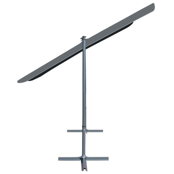 vidaXL varikatus eemaldatava katusega 350 x 253 x 196 cm antratsiit