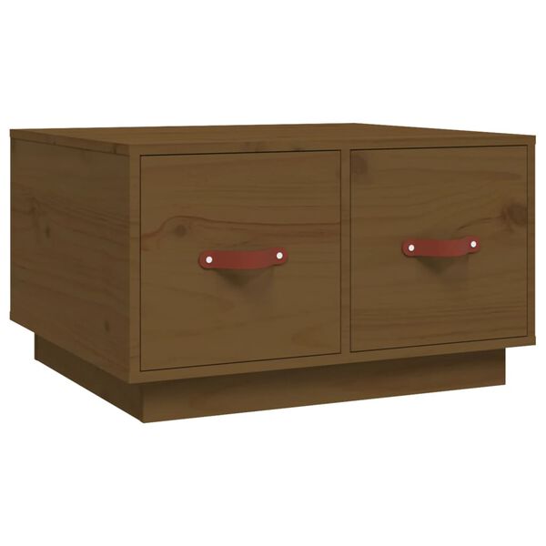 vidaXL kohvilaud, meepruun, 60 x 53 x 35 cm, männipuit