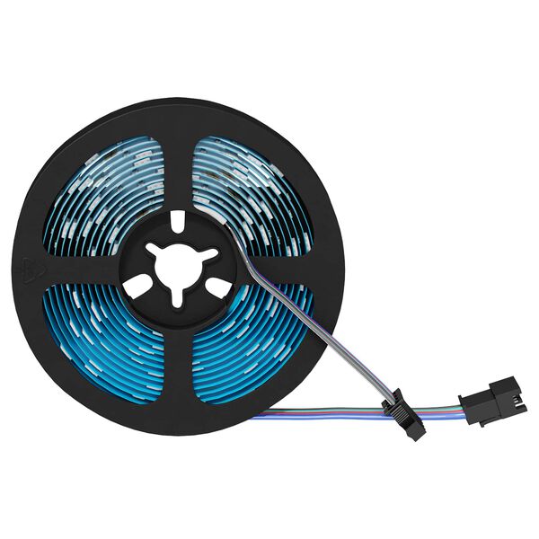 vidaXL LED Ribad 2 pcs Must ja l&auml;bipaistev 3000 mm Vask ja plastik