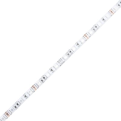 vidaXL kirjutuslaud LED-tuledega, kõrgläikega valge, 97x45x90 cm