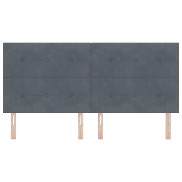 vidaXL Peats Tumehall 200 cm Samet