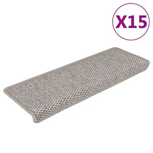 vidaXL isekleepuv trepivaip, 15 tk, 65x21x4 cm, h&otilde;bedane