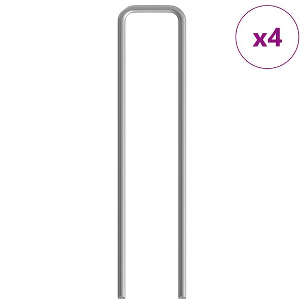 vidaXL K&uuml;&uuml;liku Aedik H&otilde;bedane 400 x 78 x 78 cm Tsinkteras