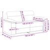 vidaXL kahekohaline diivan, kapuutsiga, 160x81x84 cm, kunstnahk