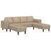 vidaXL Elutuba diivan 3 pcs Helehall