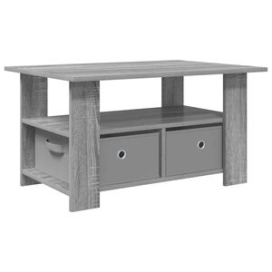 vidaXL Kohvilaud sahtliga Hall Sonoma 77 x 55 x 42 cm Tehispuit