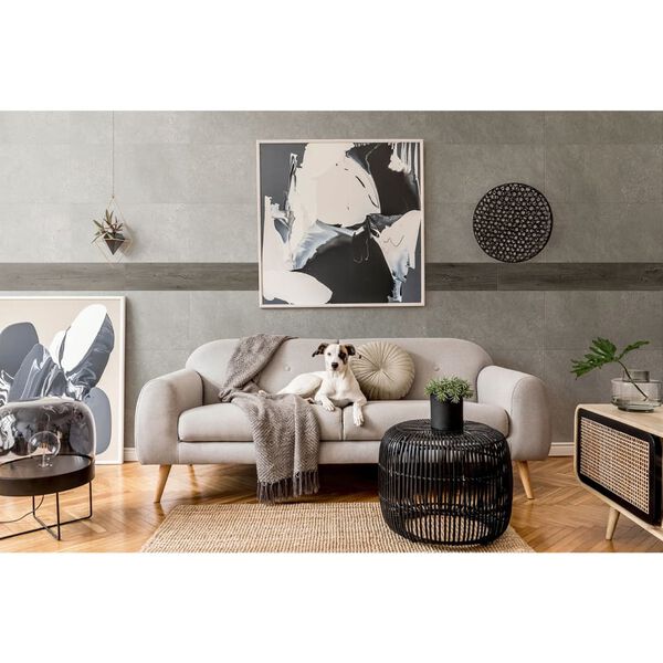 Grosfillex seinakatteplaat "Gx Wall+", 15 tk, 15x90 cm, tume tamm