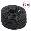 vidaXL h&uuml;briid &otilde;huvoolik, must, 0,6" 50 m, kumm ja PVC