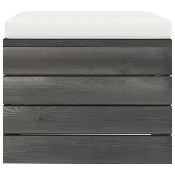 vidaXL 9-osaline kaubaalustest aiam&ouml;&ouml;blikomplekt patjadega m&auml;nnipuit