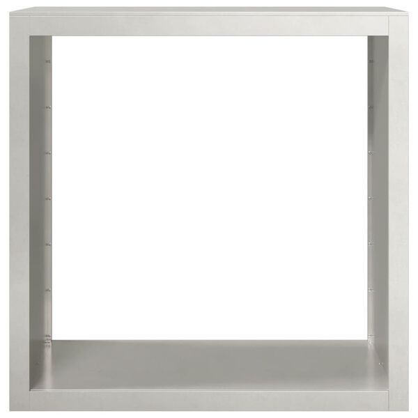 vidaXL k&uuml;ttepuude rest, 100x40x100 cm, roostevaba teras