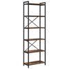 vidaXL Raamatukapp 60 x 30 x 189,5 cm Tehispuit Suitsetatud tamm