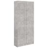 vidaXL raamaturiiul betoonhall 82,5 x 30,5 x 185,5 cm tehispuit