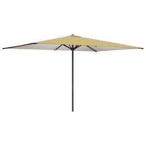 vidaXL Aedapara 200 x 300 cm Pol&uuml;ester Ristk&uuml;lik Kollane ja Valge