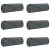 vidaXL Viskab tekid 6 tk Tumehall 210 x 140 cm 2.56 Fliis