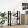 vidaXL Raamatukapp Sonoma tamm 100 x 33,5 x 102 cm Tehispuit