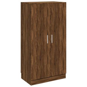 vidaXL kingakapp, pruun tamm, 55 x 35 x 108 cm, t&ouml;&ouml;deldud puit