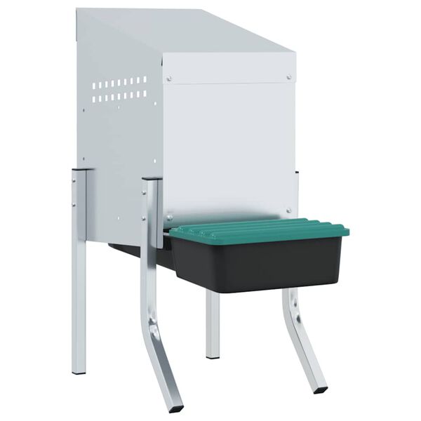 vidaXL kanade pesakast 1 sektsiooniga jalgadega, tsingitud terasest