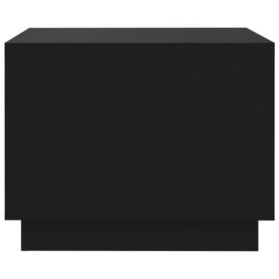 vidaXL kohvilaud, must, 55 x 55 x 43 cm, puitlaastplaat