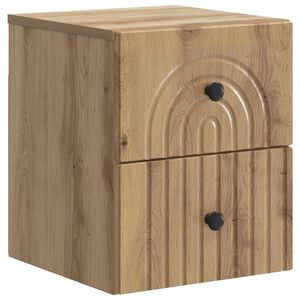 vidaXL Seinale kinnitatav &ouml;&ouml;tis Artisan tamm 33 x 34,5 x 40 cm