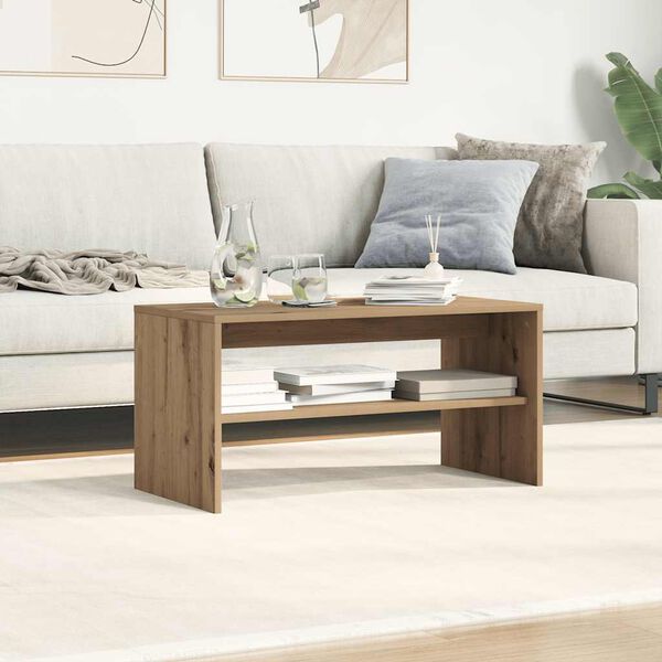 vidaXL telerikapp Artisan tamm 80x40x40 cm Engineered Wood