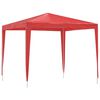 vidaXL Pidutelgid 250 x 250 x 240 cm Punane PE ja teras