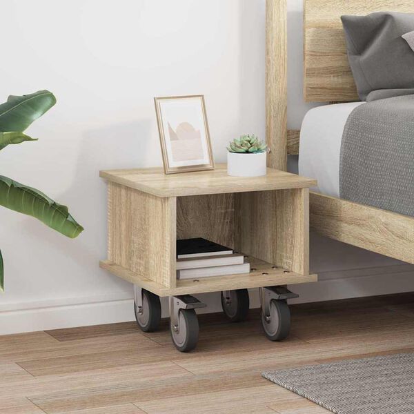 vidaXL Telerialus Sonoma tamm 37 x 35 x 35 cm Tehispuit