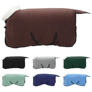 vidaXL Hobuste K&auml;tter Tumepruun 95 cm Polaarflee&ccedil;