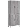vidaXL k&otilde;rge kapp, hall Sonoma tamm, 69,5 x 34 x 180 cm, tehispuit