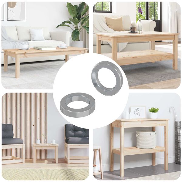 vidaXL Keenpaneel 2 pcs Valge 13 x 1 mm Raud