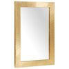 vidaXL Vannitoa peegel Seinale kinnitatav Kuldne 50 x 2,5 x 70 cm