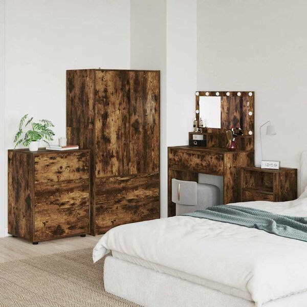 vidaXL Hoiukapp Suitsetatud tamm 60 x 48 x 81 cm Tehispuit