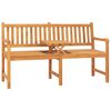 vidaXL 3-kohaline aiapink lauaga 150 cm, toekas tiikpuit