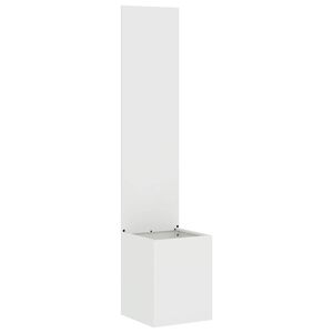 vidaXL Aia privaatsuse kate Valge 32 x 32 x 150 cm K&uuml;lmpruun teras