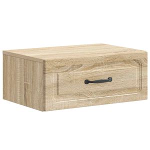 vidaXL Seinale kinnitatav &ouml;&ouml;tis sahtliga Sonoma tamm 49 x 34,5 x 20 cm