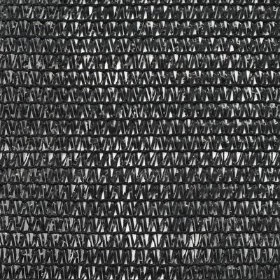 vidaXL tenniseväljaku võrk, HDPE, 1,2 x 50 m, must