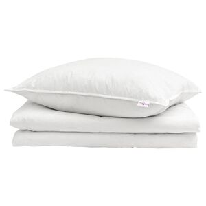 vidaXL Suvised teki padjaga 2 pcs Valge Down Feather