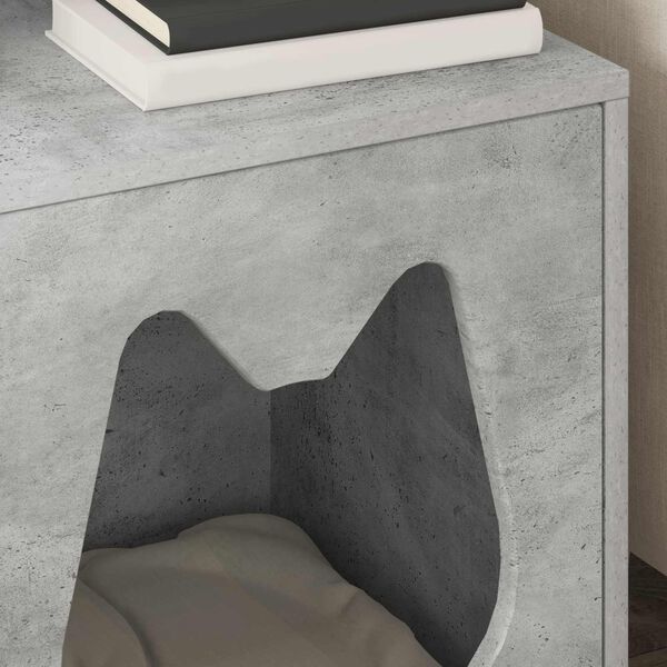 vidaXL Kassi Maja Betoon 42,5 x 40 x 53,5 cm Tehispuit