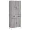 vidaXL k&otilde;rge kapp, hall Sonoma tamm, 69,5 x 34 x 180 cm, tehispuit