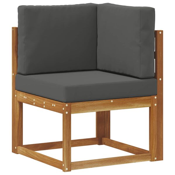 vidaXL V&auml;li diivanikomplekt padjaga 8 pcs Looduslik ja antriit