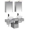 vidaXL Vannitoa kapikomplekt 5 pcs Hall Sonoma 43 x 16 x 62,5 cm