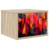 vidaXL Seinale kinnitatav &ouml;&ouml;kapp HEESCH Sonoma tamm 36 x 33 x 25 cm
